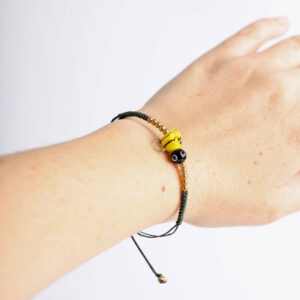 Pulsera abeja cristal